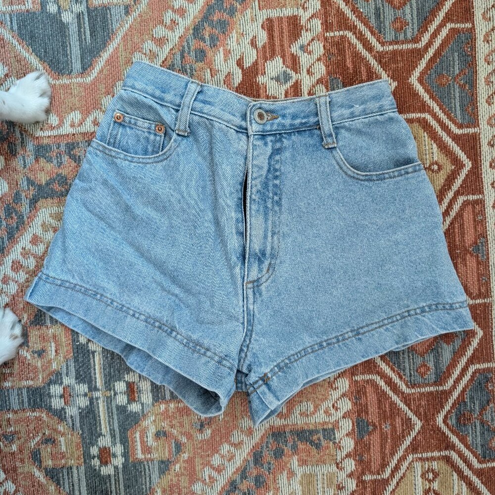 Vintage 80s 90s Steel high waist jean shorts